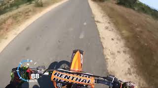 KTM 85cc Top Speed Test [upl. by Analle196]