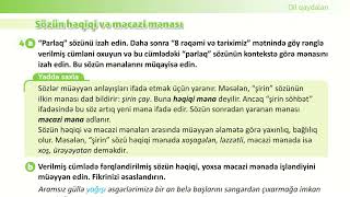 Azərbaycan dili 5ci sinif  Sözün həqiqi və məcazi mənası  Səhifə 31  Dərs 13 ‪FeridIbrahimli‬ [upl. by Beeson]