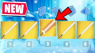 The NEW LIGHTSABER Only Challenge in Fortnite [upl. by Cormack]