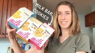 Trying Milk Bars NEW Cookies From Whole Foods [upl. by Attevad]