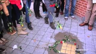 Stolperstein in Magdeburg  Zum Gedenken an die Familie Rosenthal [upl. by Ricki]