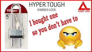 574 HYPER TOUGH warded lock [upl. by Samau142]