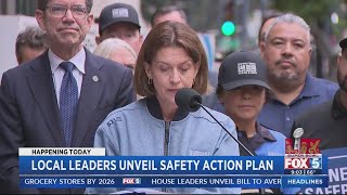 Local leaders unveil safety action plan for downtown San Diego [upl. by Aix]