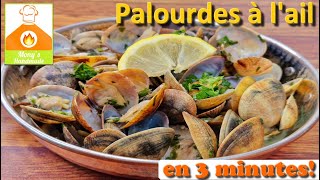 RECETTE DE PALOURDES A LAIL EN 3 MINUTES [upl. by Suellen]