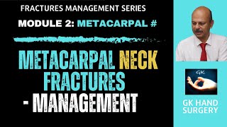 Finger metacarpal neck fractures Treatment options available and techniques of management [upl. by Bathsheb]