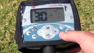 Minelab Xterra 705 settings [upl. by Yralih364]