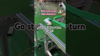 conveyor automation conveyorfactory beltconveyor Go straight or turn right [upl. by Kirshbaum]