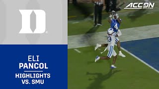 Duke WR Eli Pancol Highlights vs SMU [upl. by Johppa862]