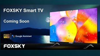 Foxsky 4K Android Smart tv latest 2023  4K Latest smart android tv india [upl. by Elisha916]