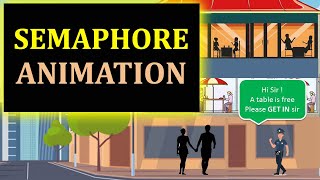 Semaphore Animation  Operating System Concept Made Simple [upl. by Roane403]