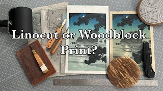 Linocut Meets Traditional Japanese Woodblock Printmaking Proofing a Hasui Reproduction [upl. by Fowle]