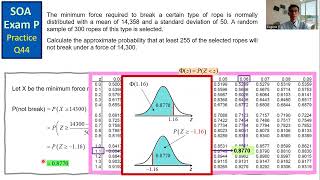 SOA Exam P Practice Q44 [upl. by Eniaj]