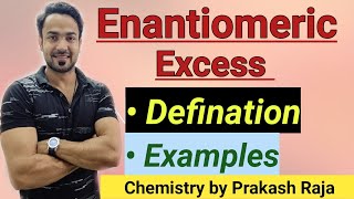 Enantiomeric Excess Enantiomeric Excess calculation Optical Purity [upl. by Ytinav]