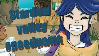 Stardew Valley stream banner speed paint [upl. by Tnarb649]