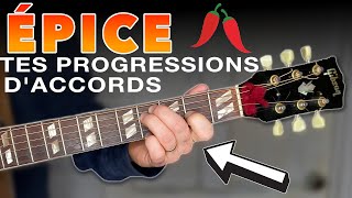 Mettez du piquant dans vos progressions daccords  Guitare  Jimmy Lahaie [upl. by Iinden]