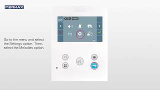FERMAX  How to activatedesactivate the Do Not Disturb function and change the volume or melodies [upl. by Neda]