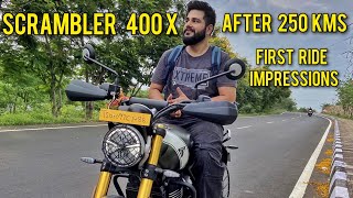 Watch This Before Buying Scrambler 400 x My Honest Opinions [upl. by Guerra493]