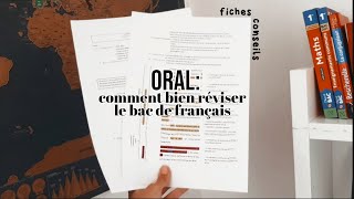 bac de français  comment bien réviser loral   mes fiches [upl. by Attah513]