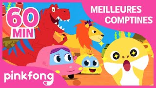 🦈 Bébé Requin et 60 Min de Meilleures Comptines   Compilation  Pinkfong  Chansons pour Enfants [upl. by Giarla]