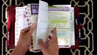 Filofax  DayTimer Franklin Covey Personal Organizer Setup [upl. by Draper]