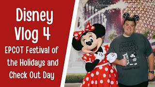 EPCOT Festival of the Holidays and Checking Out of Grand Destino Tower  Disney World Vlog [upl. by Aihsia]