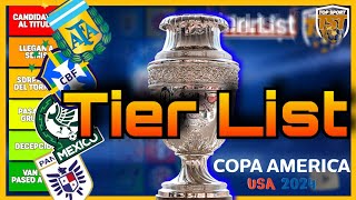 TIERLIST Copa América 2024 🔥 [upl. by Cowden]