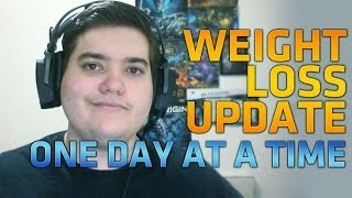 Hotteds Weight loss Update  ONE DAY AT A TIME [upl. by Akin]