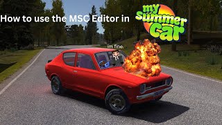 How to use the MSC Editor in My Summer Car [upl. by Naryb]