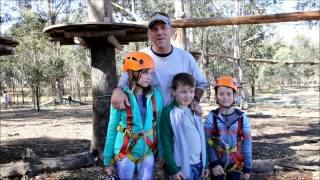 TreeTop Adventure Park Sydney Jacob and Family [upl. by Cramer685]