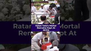 Ratan Tatas Mortal Remains Kept At NCPA  Ratan Tata Funeral shorts [upl. by Kesia]