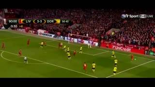 Lovren goal vs dortmund [upl. by Dnalloh]