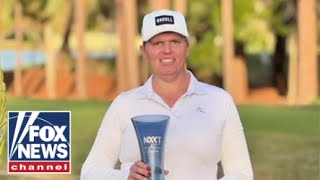 ‘HUGE’ Women’s pro golf tour bans trans golfer Hailey Davidson in historic move [upl. by Shanda928]