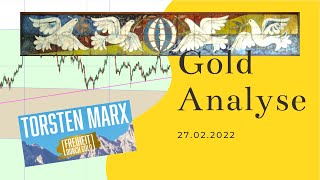 Gold Analyse  27022022  No Comment  No Trading  Peace [upl. by Eisnyl489]