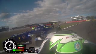 MSA Formula F4 27915 Silverstone Nat Race 3 Toby Sowery onboard by Shuntmonkey feat Lando Norris [upl. by Holds]