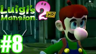 Luigis Mansion 2HD  Gameplay  Part 8  Treacherous Mansion [upl. by Idyak]