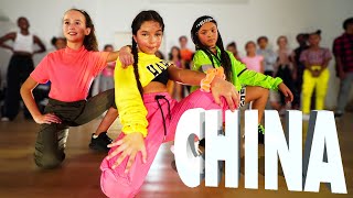 CHINA  Anuel AA Daddy Yankee Karol G Ozuna amp J Balvin  Kids Street Dance Sabrina Lonis Choreo [upl. by Amian121]