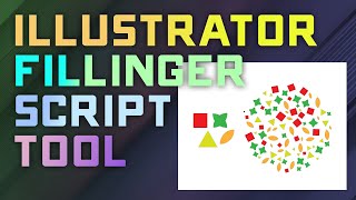 How to Use the Fillinger Script in Illustrator CC to Fill a Large Objects with Random Little Objects [upl. by Esina]