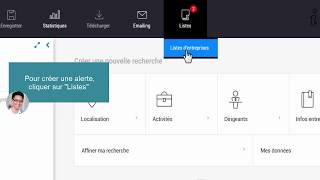 Tuto Comment créer des alertes sur vos listes de favoris avec EasyBusiness [upl. by Vig]
