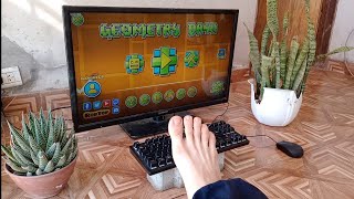 🔴 JUGANDO NIVELES CON LOS PIES Geometry Dash [upl. by Ness202]