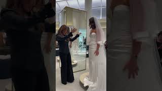 A year ago I said YES to Pnina Tornai’s wedding dress🤍 weddingdress sayyestothedress kleinfled [upl. by Enomsed]