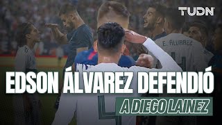 ¡La furia de Edson Álvarez vs EUA 🤯💥 El día que defendió a Diego Lainez  TUDN [upl. by Sale]