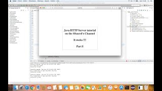 Create a simple HTTP Web Server in Java  Part 1 [upl. by Sirromad]