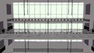 Hyatt Walkway Collapse Simple Animation [upl. by Aicenev]