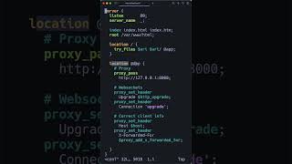 Using Nginx to proxy to your app Not hard shorts nginx [upl. by Coral281]