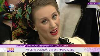 Oana Font colindă la TEO SHOW [upl. by Selle]