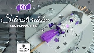 DIY lustige SilvesterdekoRaketen selbermachen How to Deko Kitchen [upl. by Beverie854]