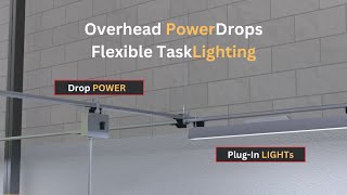 Overhead Task Lighting and Flexible Power Drops [upl. by Navap]