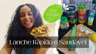 Lanche VEGANO muito DELICIOSO com todos os MACRONUTRIENTES [upl. by Yllas516]