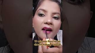 Karwa chauth makeup tutorial 💄 makeup shortvideo viralshorts youtubeshorts [upl. by Anilyx]