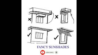 Types of house concrete sunshade  Box type sunshade construction [upl. by Nil]